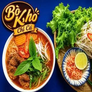 Bò kho hủ tiếu - 55.000 ₫ tại Chị Cá - Bò Kho - Lê Văn Sỹ