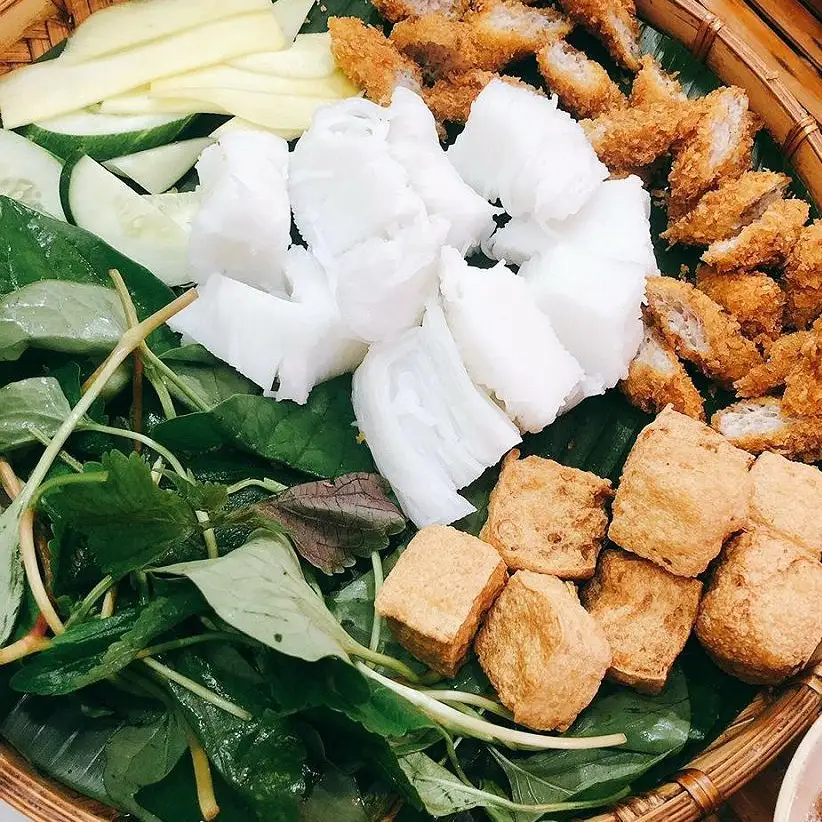 Bún đậu nem chua rán - 58.800 ₫ tại Bún Đậu Mắm Tôm Đệ Nhất Quán - Quốc Lộ 13