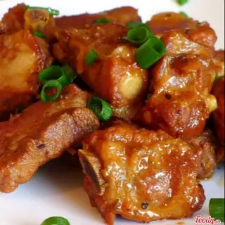 Hình ảnh Cơm sườn non rim mặn