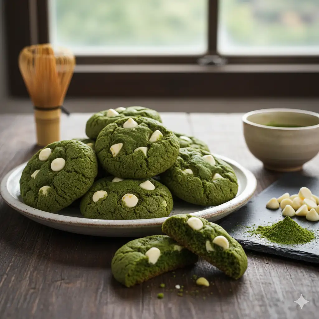 Hình ảnh Bánh cookies trà xanh hạnh nhân - 300g