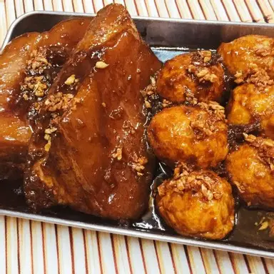 Cơm tấm thịt khìa - trứng chiên nước mắm - 55.000 ₫ tại Bếp Nhà Bao Tiểu Thư - Cơm Tấm Long Xuyên & Bánh Tằm Bì - Đào Cam Mộc