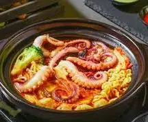Hình ảnh Mì kim chi bạch tuộc