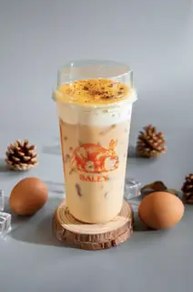Trà olong sữa kem trứng nướng - 36.000 ₫ tại Trà Sữa Hong Kong Baley Tea - Trần Quốc Thảo