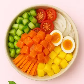 Hình ảnh Combo custom salmon feast bowl - drink