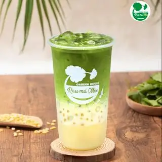 Hình ảnh Rau Má Đậu Xanh Sữa Dừa + Rau Má Khoai Môn Sữa Dừa Tươi