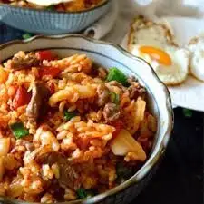 Cơm chiên kim chi bò - 56.000 ₫ tại Bún Thái Cơm Chiên A Ty - Lý Văn Phức