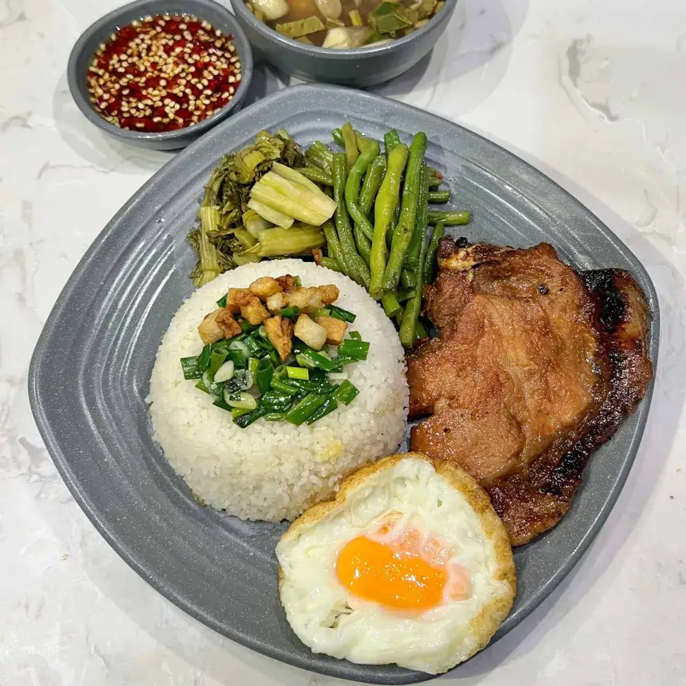 Hình ảnh Combo cơm sườn trứng - Coca Cola