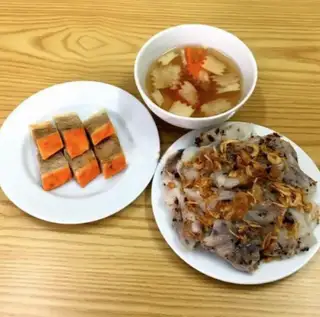 Hình ảnh Bánh cuốn nhân thịt - chả quế
