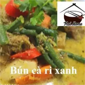 Bún cà ri xanh chay - 55.000 ₫ tại Mai Home - Món Ngon Chay - Nguyễn Trãi