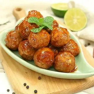 Bò viên - 4 viên - 7.000 ₫ tại Cậu Cả - Cá Viên Chiên, Mì Trộn & Dimsum - Hà Bá Tường