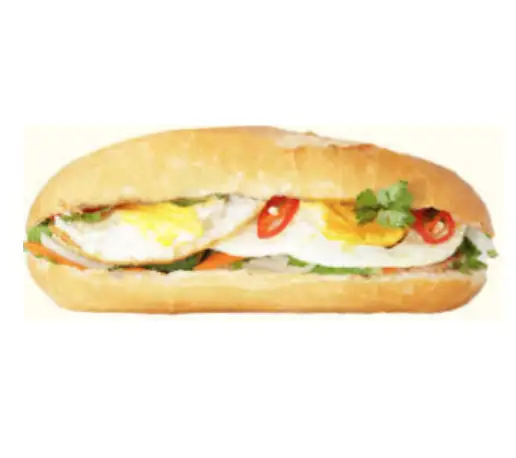 Bánh mì heo ấp trứng - 47.000 ₫ tại Bánh Mì Heo Múa Lửa - Lê Văn Duyệt