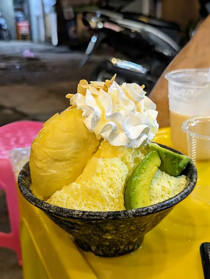 Bingsu Sầu Riêng ( sầu riêng + bơ )  - 100.000 ₫ tại Bap Bingsu - Cư Xá Thanh Đa