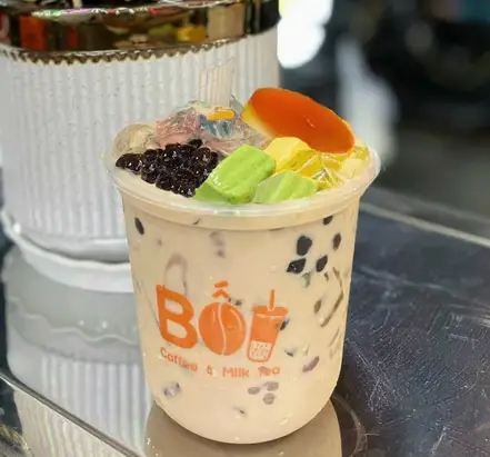 Trà Sữa Truyền Thống Full Topping (ko flan) - 42.000 ₫ tại Bối Coffee & Milk Tea - Thăng Long