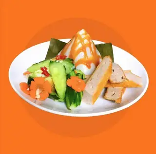 Bánh giò kèm chả - hành phi - 35.000 ₫ tại Bánh Mì Xíu Mại Brother's - Bàn Cờ