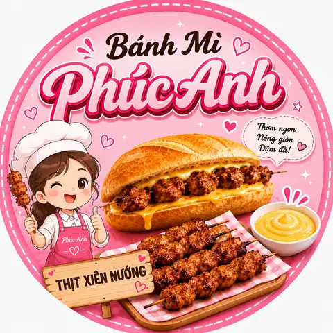 Hình ảnh Bánh Mì Phúc Anh - Bánh Mì Pate & Thịt Xiên Nướng - Trung Văn