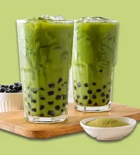 Trà sữa Thái xanh - size M 500ml - 25.000 ₫ tại Trà Sữa & Ăn Vặt Ghé - Trần Hưng Đạo