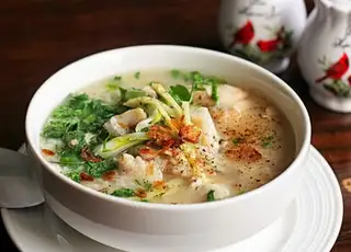 Cháo cá nạc - 50.000 ₫ tại Bún Cá & Cháo Cá Hải Vân - Trần Xuân Soạn