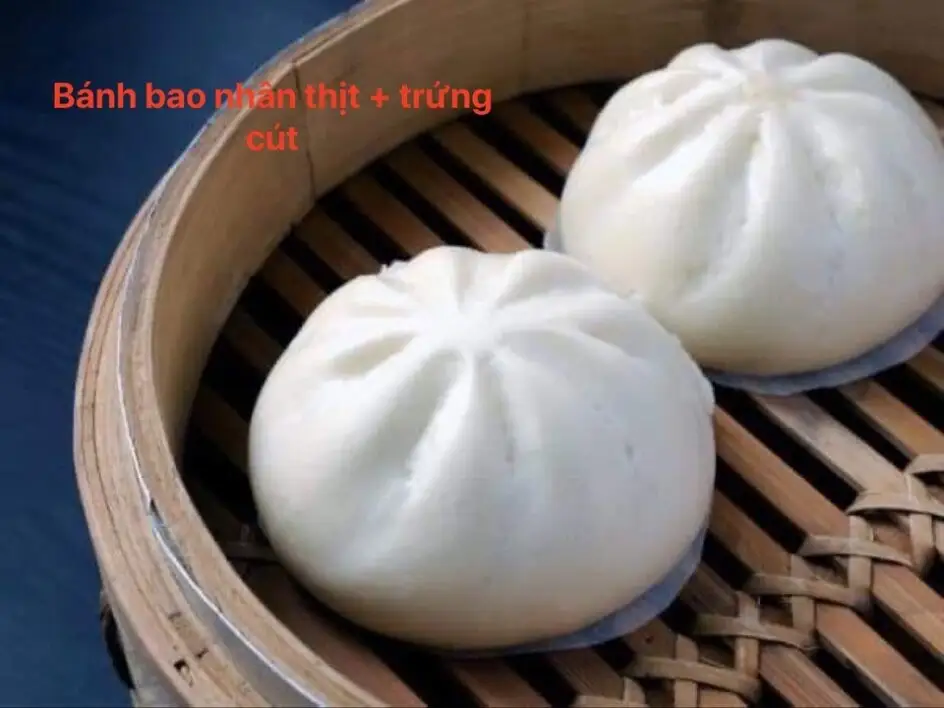 Hình ảnh Bánh bao nhân thịt - trứng cút