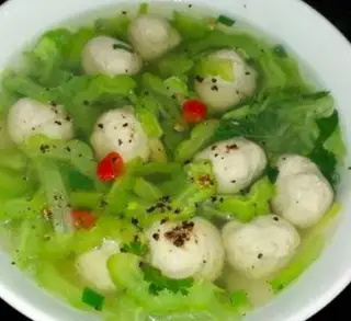 Cơm canh khổ qua cá thát lát - 50.000 ₫ tại Canh Bún Cô Lan - Nam Kỳ Khởi Nghĩa