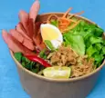 Hình ảnh Bún trộn xúc xích
