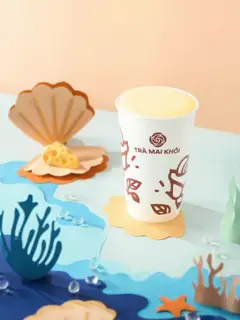 Hình ảnh Sea mây - hồng trà kem phomai muối biển