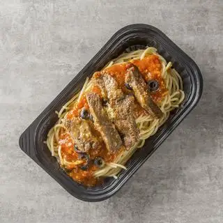 Hình ảnh Mì Ý sốt bò bằm - 100g steak bò Mỹ
