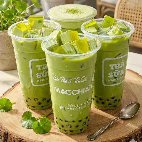 Hình ảnh TRÀ SỮA & RAU MÁ MACCHIATO - HƯƠNG LỘ 2