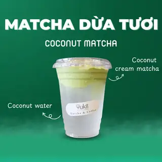 Matcha dừa tươi - 48.000 ₫ tại Yukii Tea - Matcha Latte & Coffee - Hoa Hồng