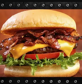 Hình ảnh Beef, Bacon,And Cheese Burger