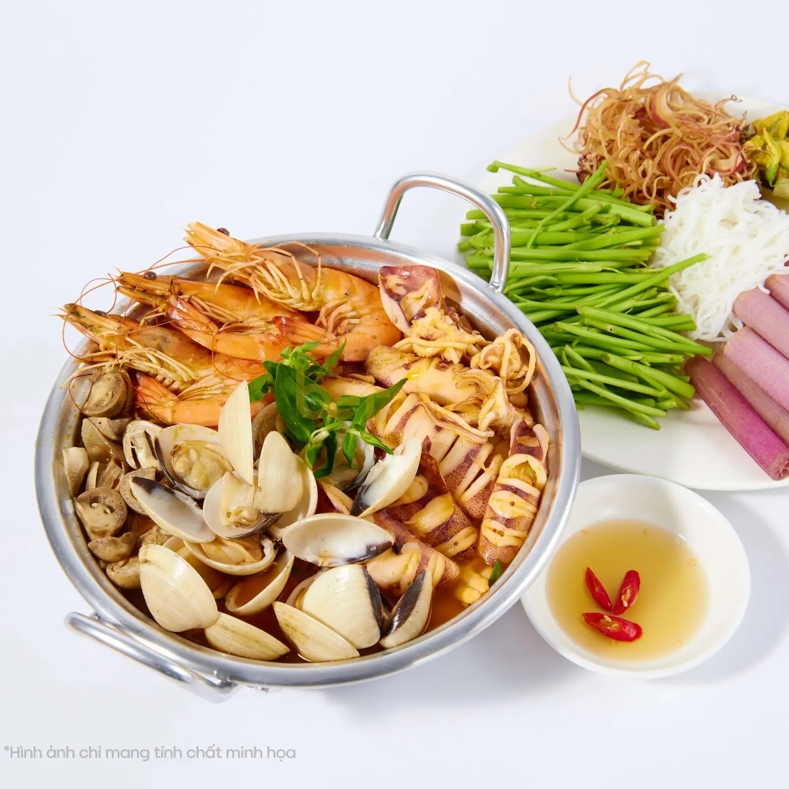 Combo 3 - lẩu hải sản - 58.000 ₫ tại Lẩu Thái Mini & Lẩu Mỳ Cay Kim Chi - Vạn Kiếp