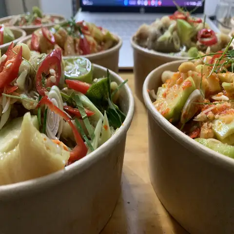 Duy Cận Food - Chân Gà Sốt Thái - Phạm Văn Bạch - Ăn vặt gần bạn