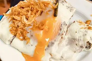 Bánh cuốn trứng lòng đào - 40.000 ₫ tại Bánh Cuốn Bánh Ướt Song Sinh - Đồng Nai