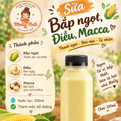 Hình ảnh Sữa Hạt Nhà MOLLYNUTS - Cao Lỗ