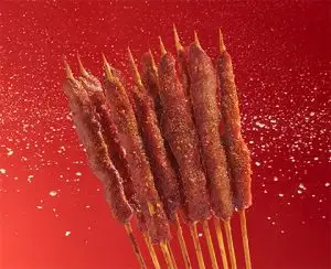 Hình ảnh Phần 10 xiên ức vịt phong vị bò