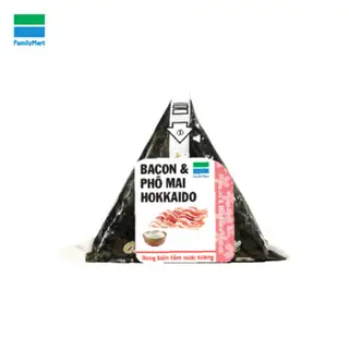 Hình ảnh Cơm Nắm Ba Rọi Xông Khói Và Phô Mai Hokkaido