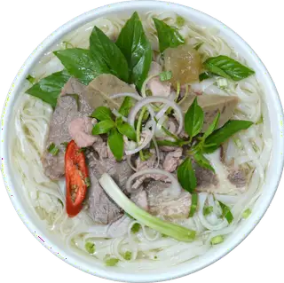 Phở thập cẩm - 60.000 ₫ tại  Phở Hùng - Hoàng Hoa Thám