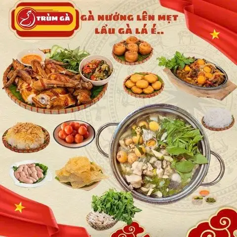 Trùm Gà - Gà Nướng Lên Mẹt Lẩu Gà Lá É - Đường D5 - Lẩu & Nướng gần bạn