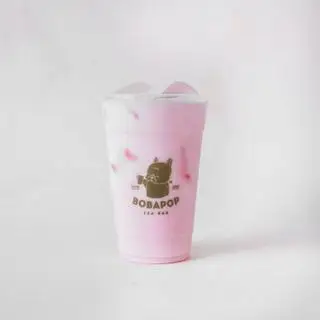 Trà sữa dâu tây - 39.000 ₫ tại  Trà Sữa Bobapop - Lê Văn Sỹ