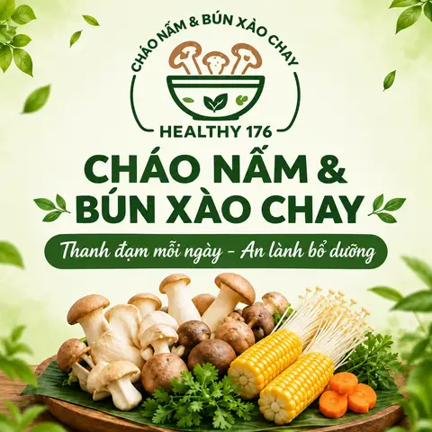 Hình ảnh Cháo Nấm & Bún Xào Chay Healthy 176 - Nguyễn Thị Thập