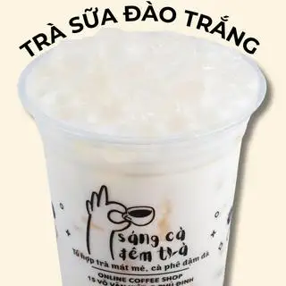 Hình ảnh Trà sữa đào trắng