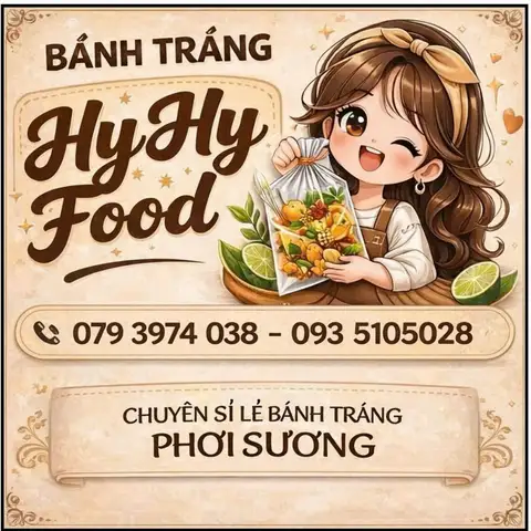 Bánh Tráng Phơi Sương Hy Hy Food - Phan Đình Phùng - Ăn vặt gần bạn