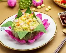 Hình ảnh Cơm chay hoa sen