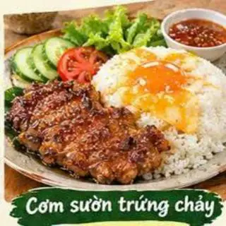 Hình ảnh Cơm sườn - trứng chảy