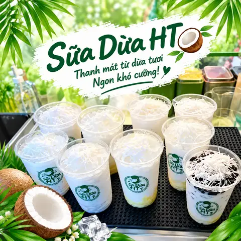 Hình ảnh Sữa Dừa HT - Chuẩn Vị Béo Thơm - Nguyễn Thái Sơn