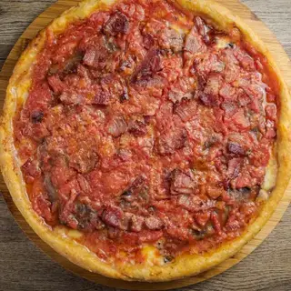 Meat tornado - deep dish - small - 453.600 ₫ tại CAPONE'S Chicago Deep Dish Pizza & Street Food - Đường Số 49B