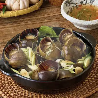 Hình ảnh Ốc bươu hấp sả