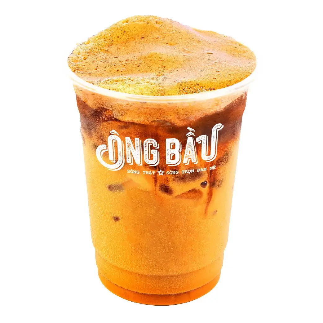 Ghiền sữa đá size M - 26.000 ₫ tại Cà Phê Ông Bầu - 147E Nguyễn Thị Minh Khai