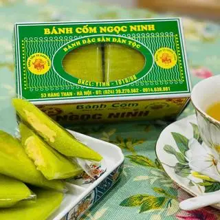 Hình ảnh Bánh cốm size to hộp 10 cái - 1 hộp