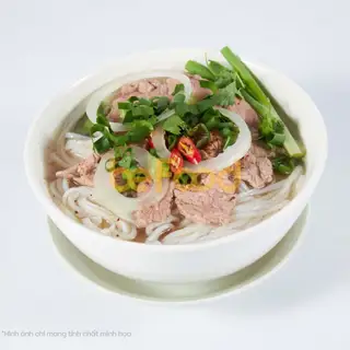 Phở tái - 50.000 ₫ tại Bún Cá Châu Đốc & Phở Bò Anh Vũ - Đường 14A