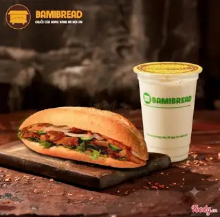 Hình ảnh Combo Bánh Mì Gà Nướng Sả + Đồ uống